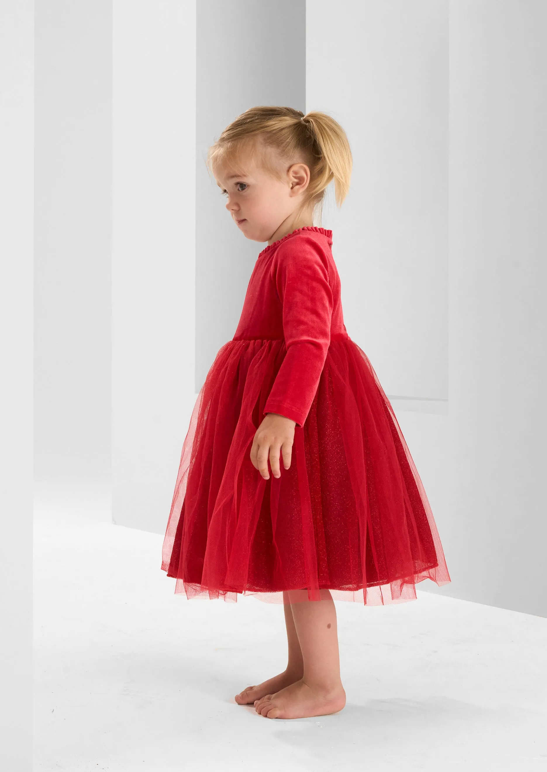 Elsie Baby Velvet Tulle Dress