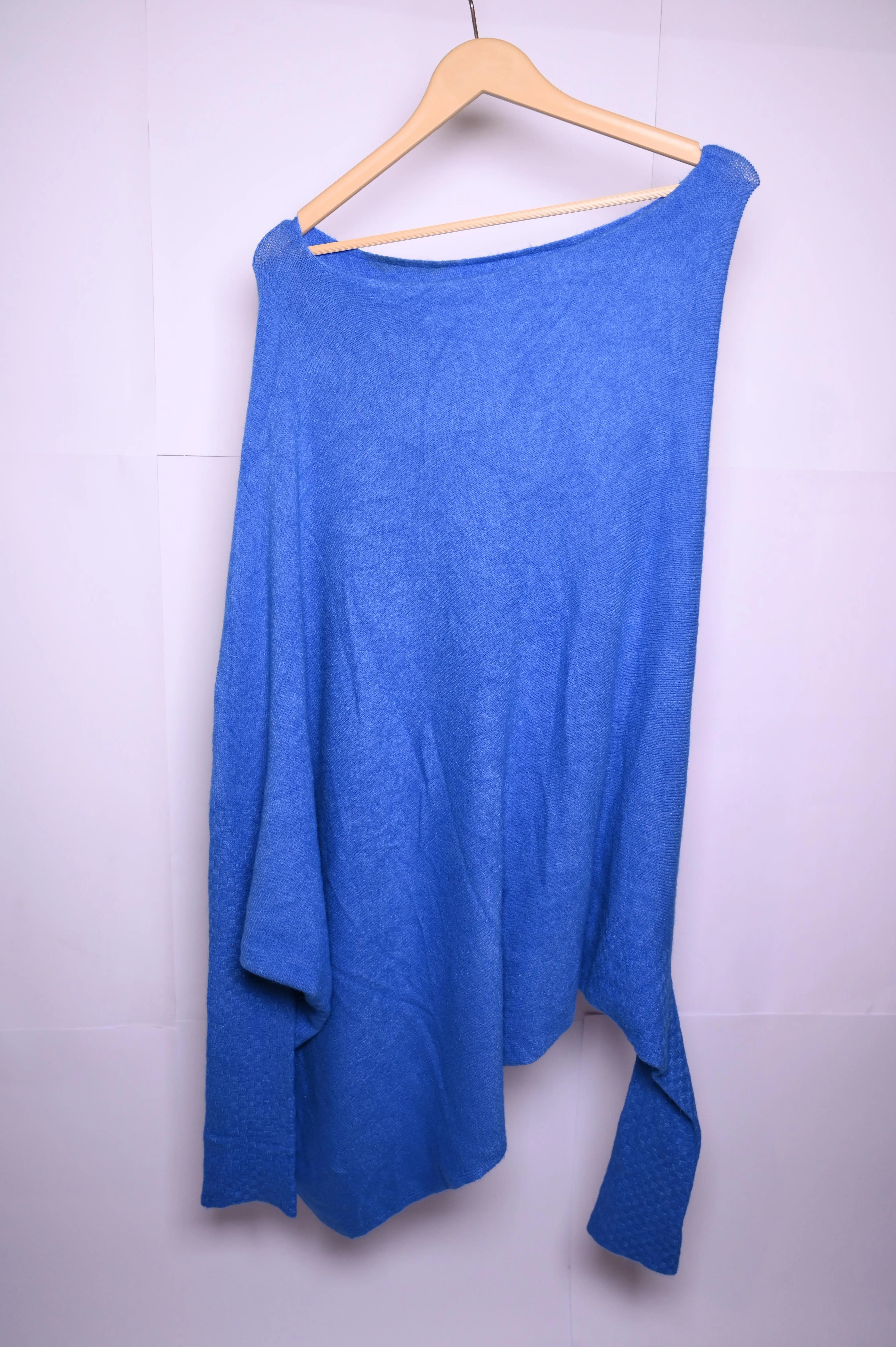 Erika Blue Sweater Dress (Large)