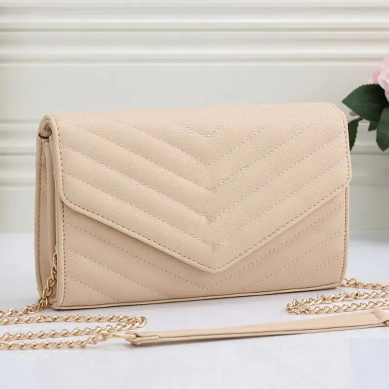 Evening Bags Luxurys Designers Handbag Women Bag ladies composite PU leather Messenger Shoulder Purse Chain with card holder slot clutch fem