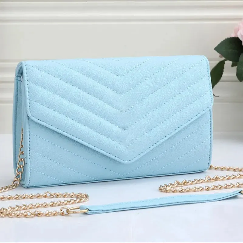 Evening Bags Luxurys Designers Handbag Women Bag ladies composite PU leather Messenger Shoulder Purse Chain with card holder slot clutch fem