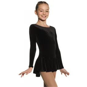 Examination Dress Mondor Figure Skating Dress 2850 Black Velvet