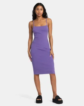 Fades Away Bodycon Dress - Iris