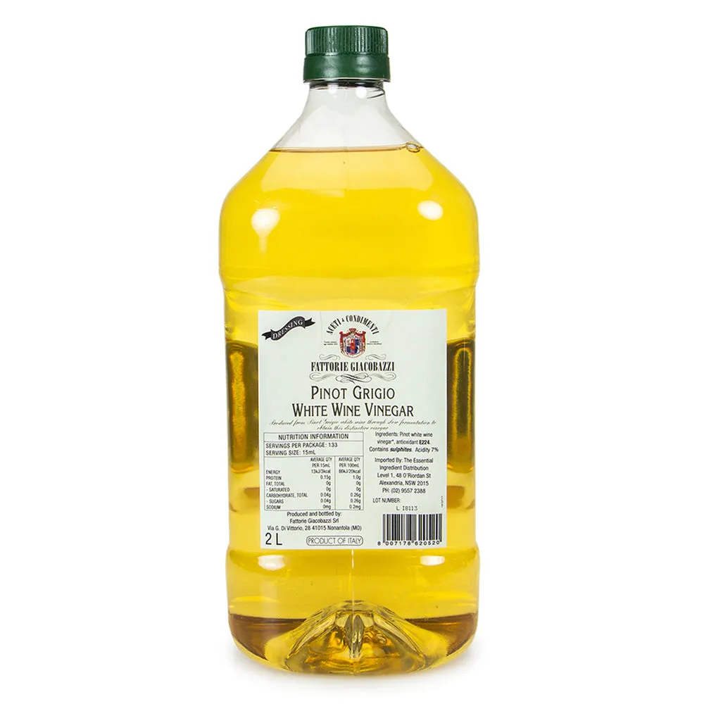 Fattorie Giacobazzi Pinot Grigio White Wine Vinegar