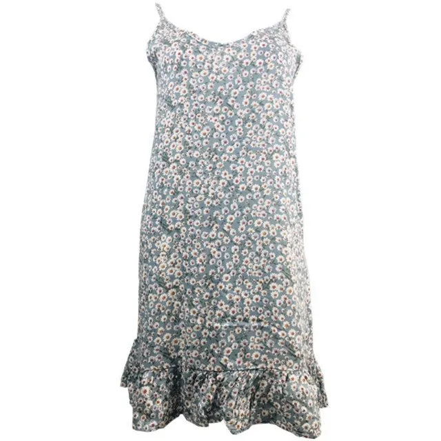 Floral print dress with camisole