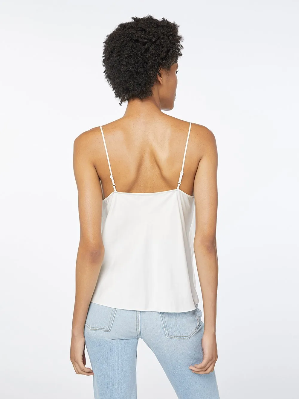 Frame - Cowl Cami in Off White