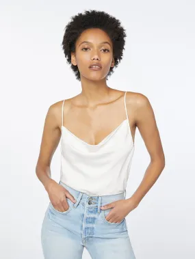 Frame - Cowl Cami in Off White