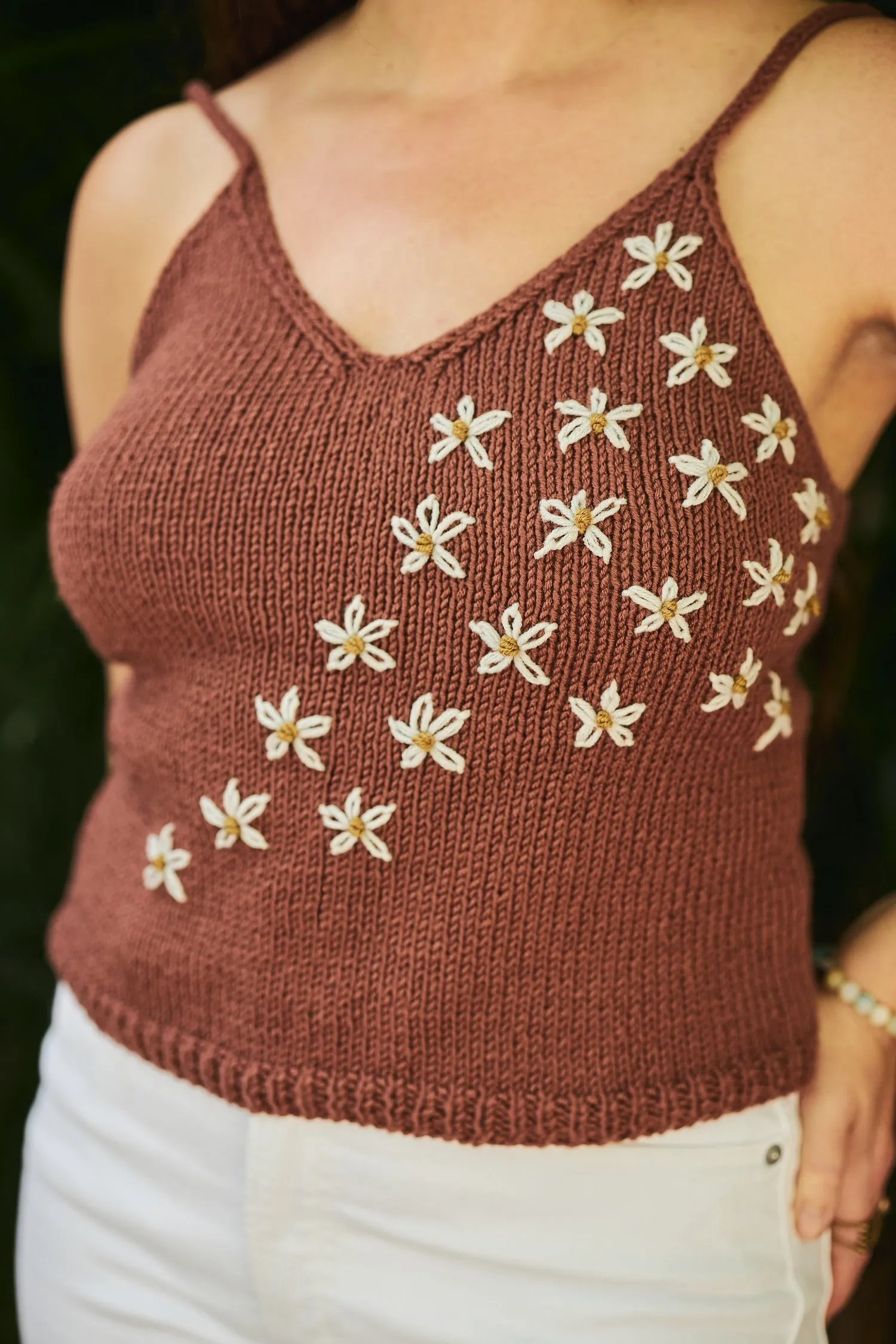 Frangipani Cami (Knit)