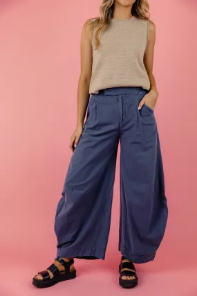 Free People Tegan Washed Barrel Trouser