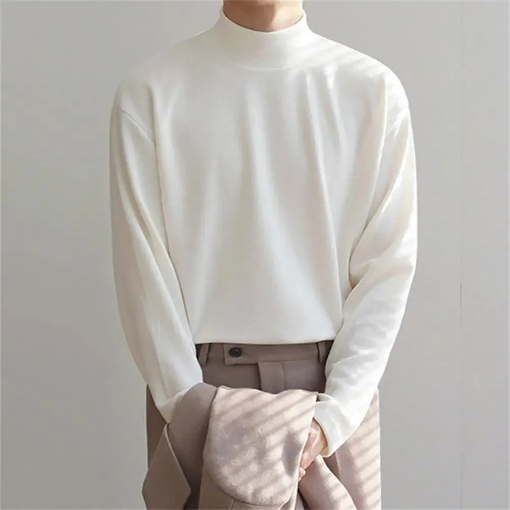 Funki Buys | Sweaters | Men's Thin Lightweight Mock Turtleneck