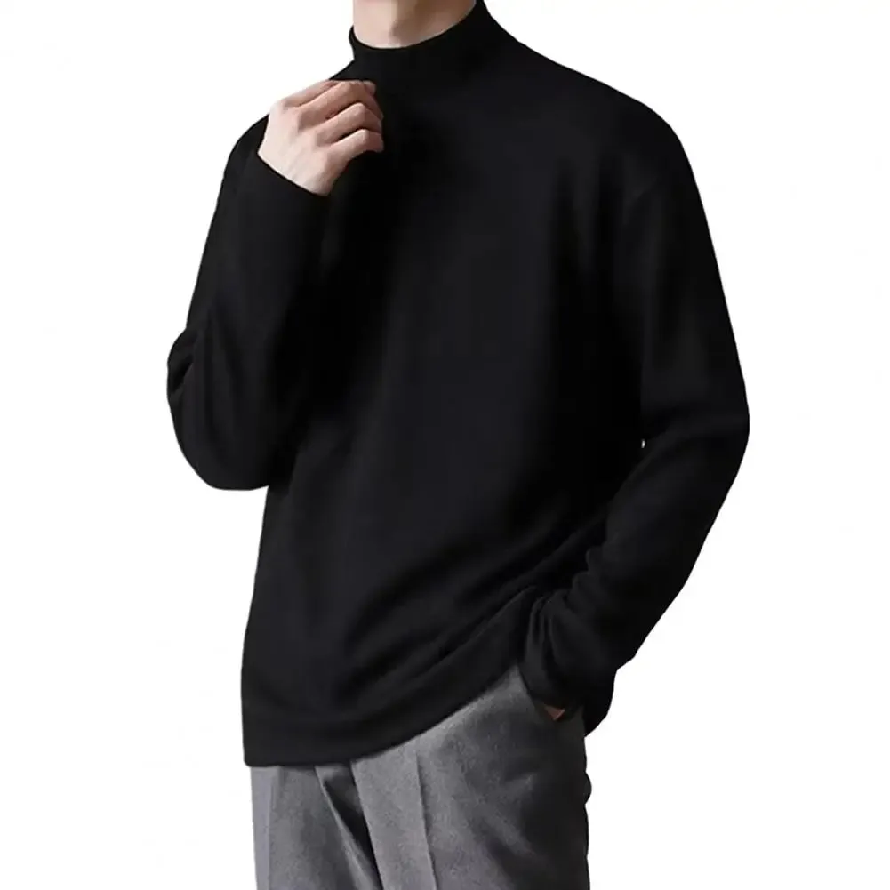 Funki Buys | Sweaters | Men's Thin Lightweight Mock Turtleneck