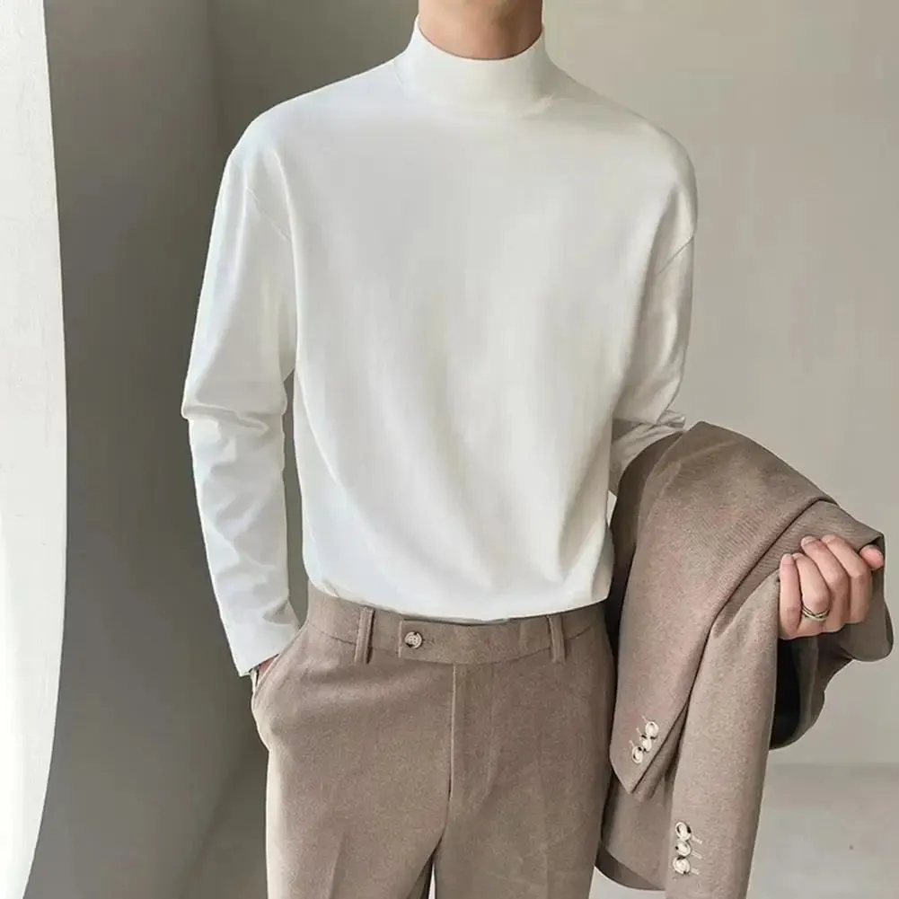 Funki Buys | Sweaters | Men's Thin Lightweight Mock Turtleneck