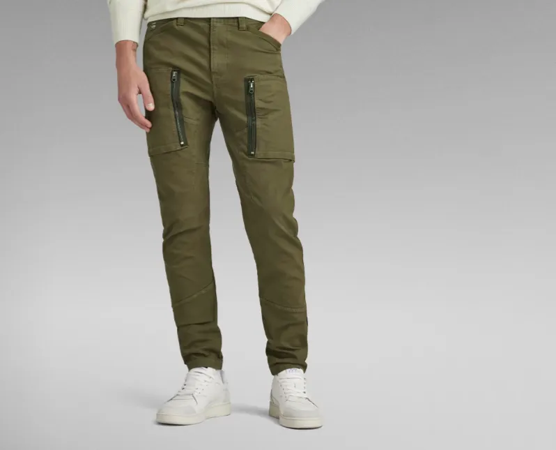 G-Star RAW ZIP PKT 3D SKINNY CARGO-PANT Men’s - DARK OLIVE