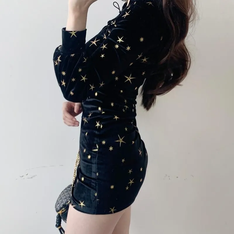 Grunge Velvet Dress