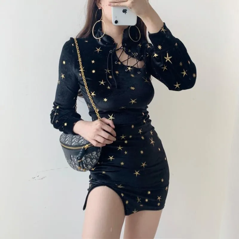 Grunge Velvet Dress