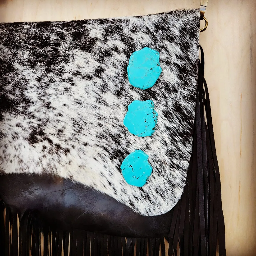 Handbag Hair-on w/ Turquoise