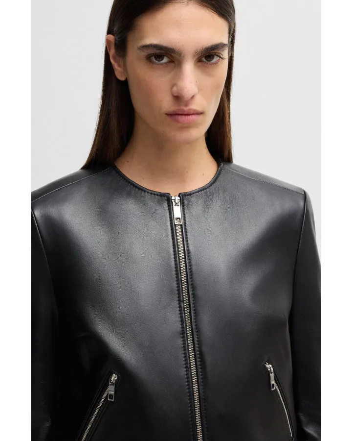 Hugo Boss Sadenita Leather Jacket