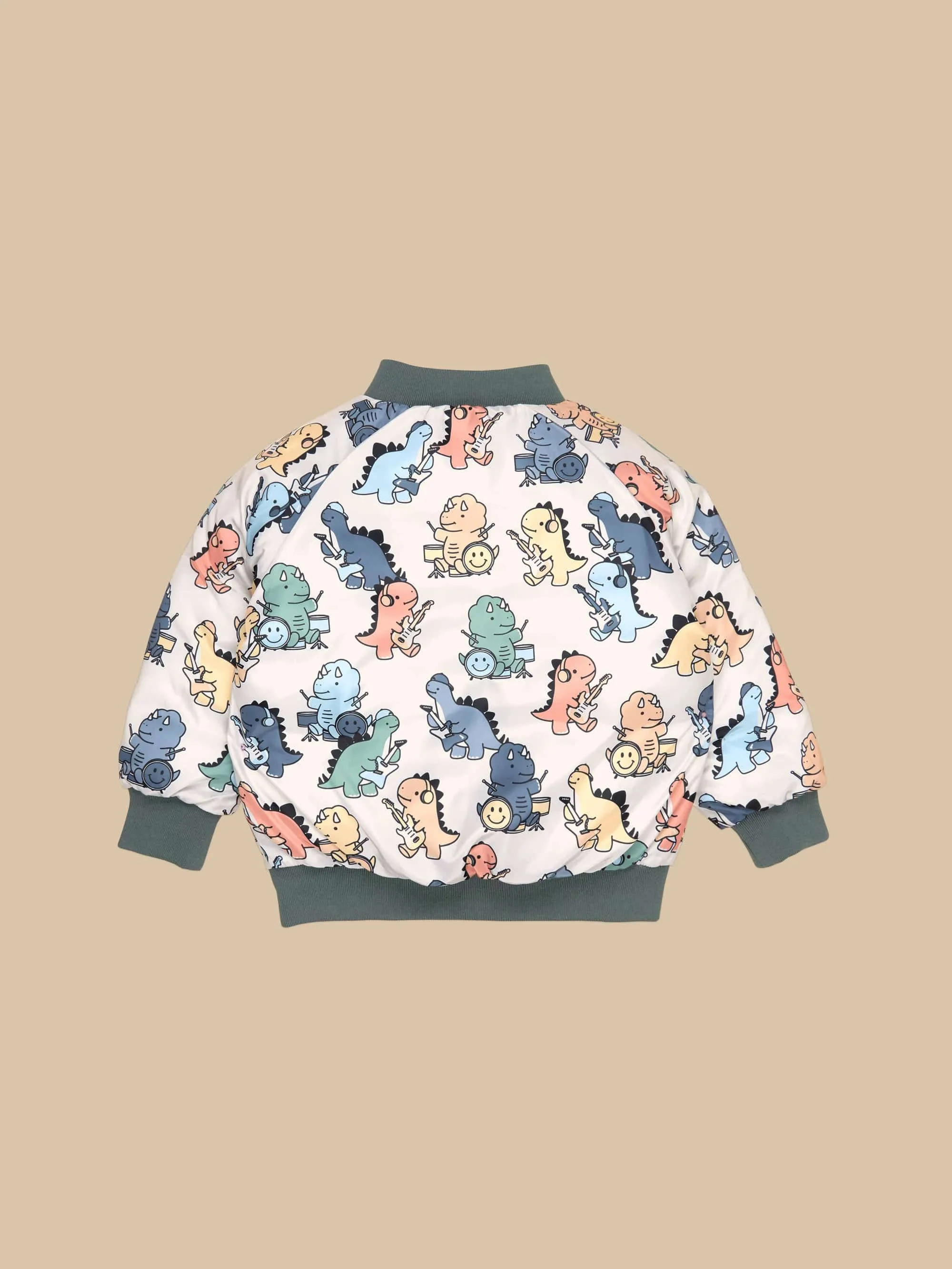 Huxbaby Dino Band Reversible Bomber