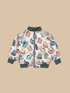 Huxbaby Dino Band Reversible Bomber