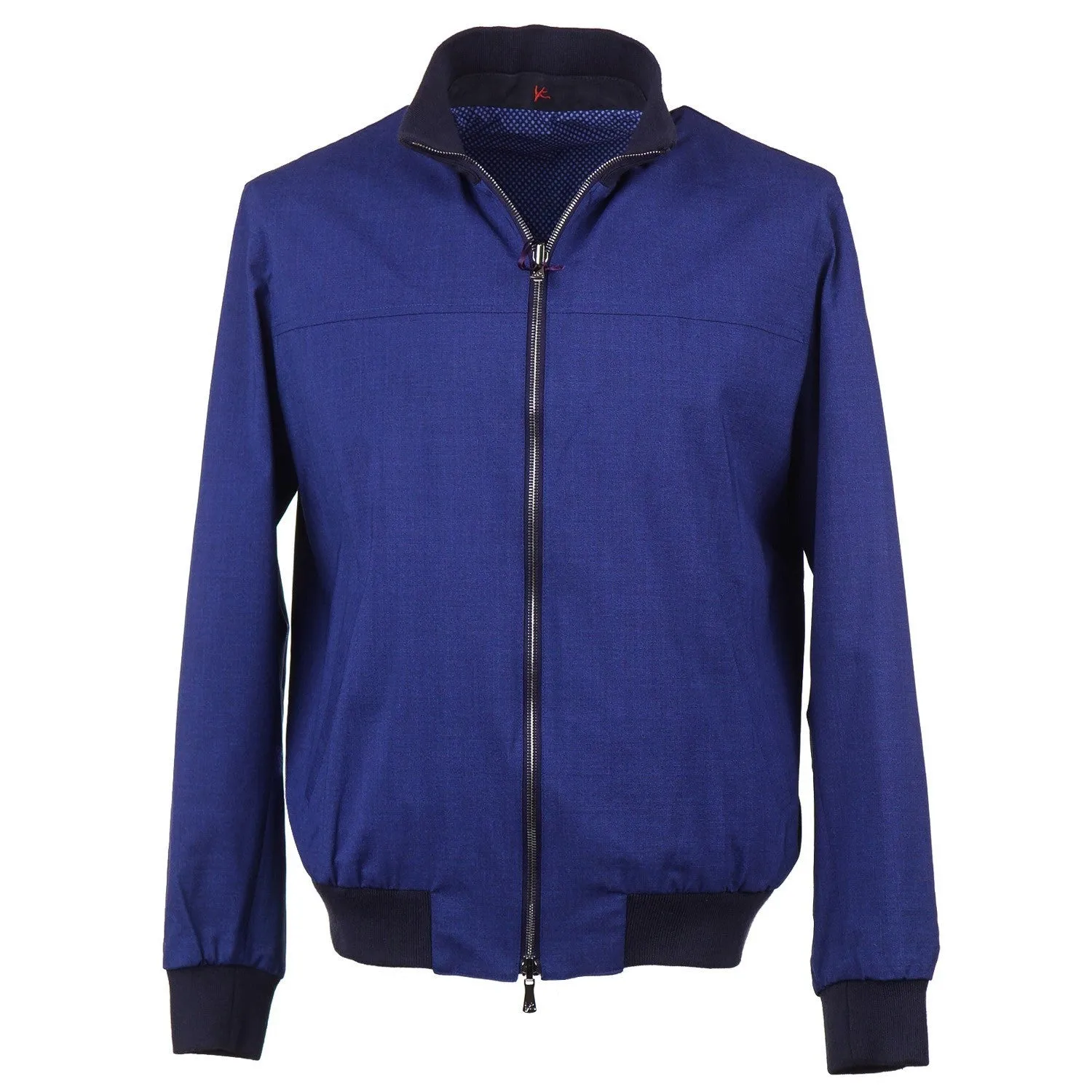 Isaia Reversible Wool Bomber Jacket