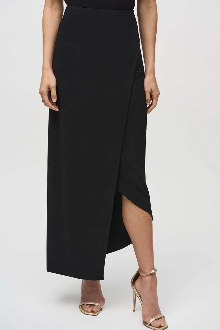 Joseph Ribkoff Silky Knit Asymmetrical Pull-on Skirt 244091