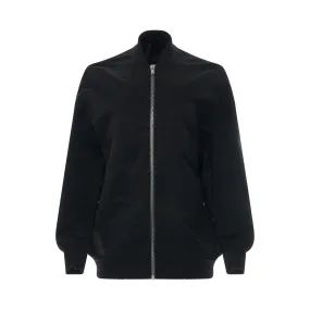 Jumbo Peter Flight Bomber Jacket in Black