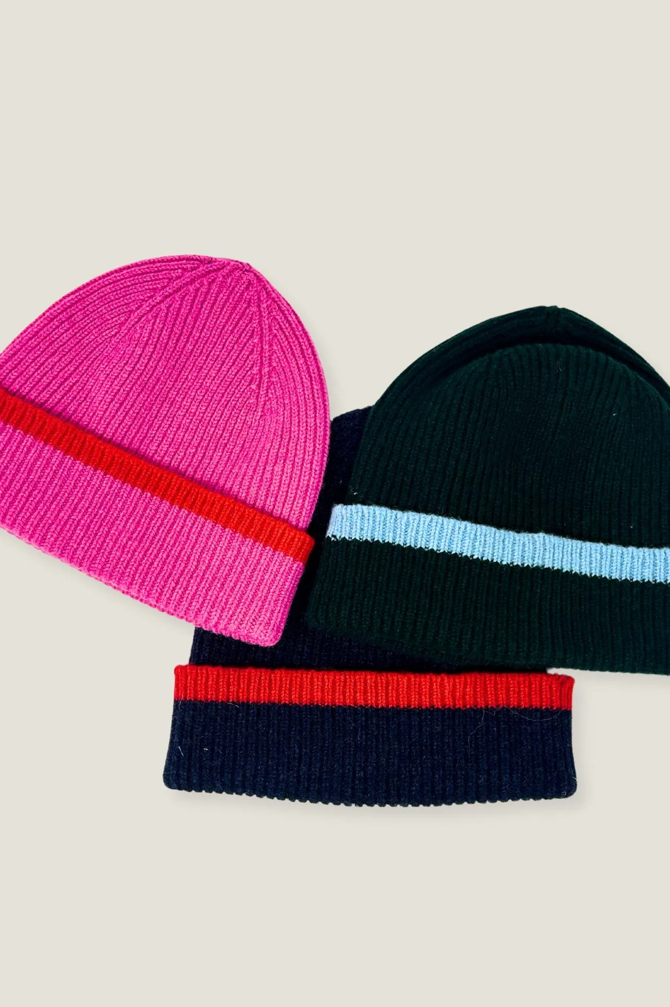 Kew Rib Hat | Navy/Red