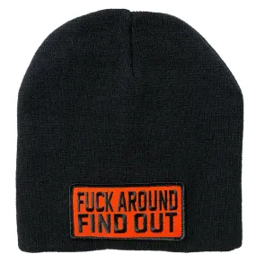 KHB5013 Hot Leathers F*** Around Find Out Knit Hat