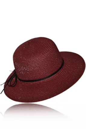 Kitaely Bordeaux Beach Hat