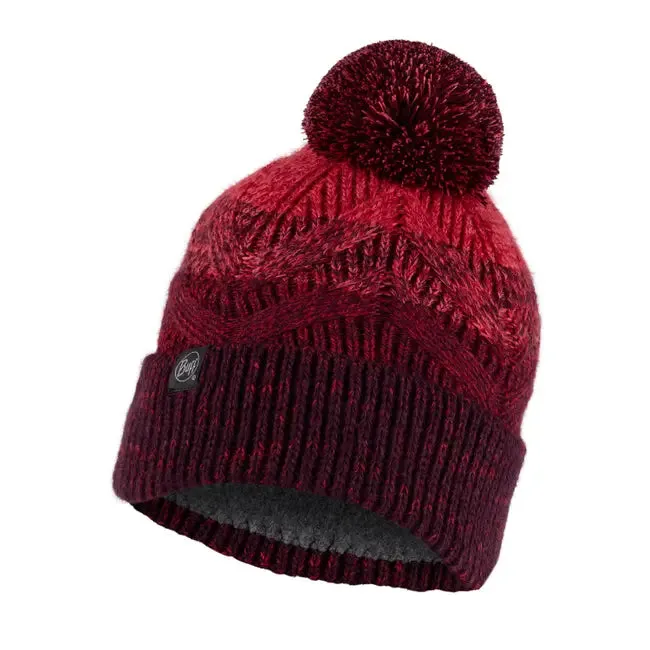 Knitted & Polar Beanie - Masha Mahogany