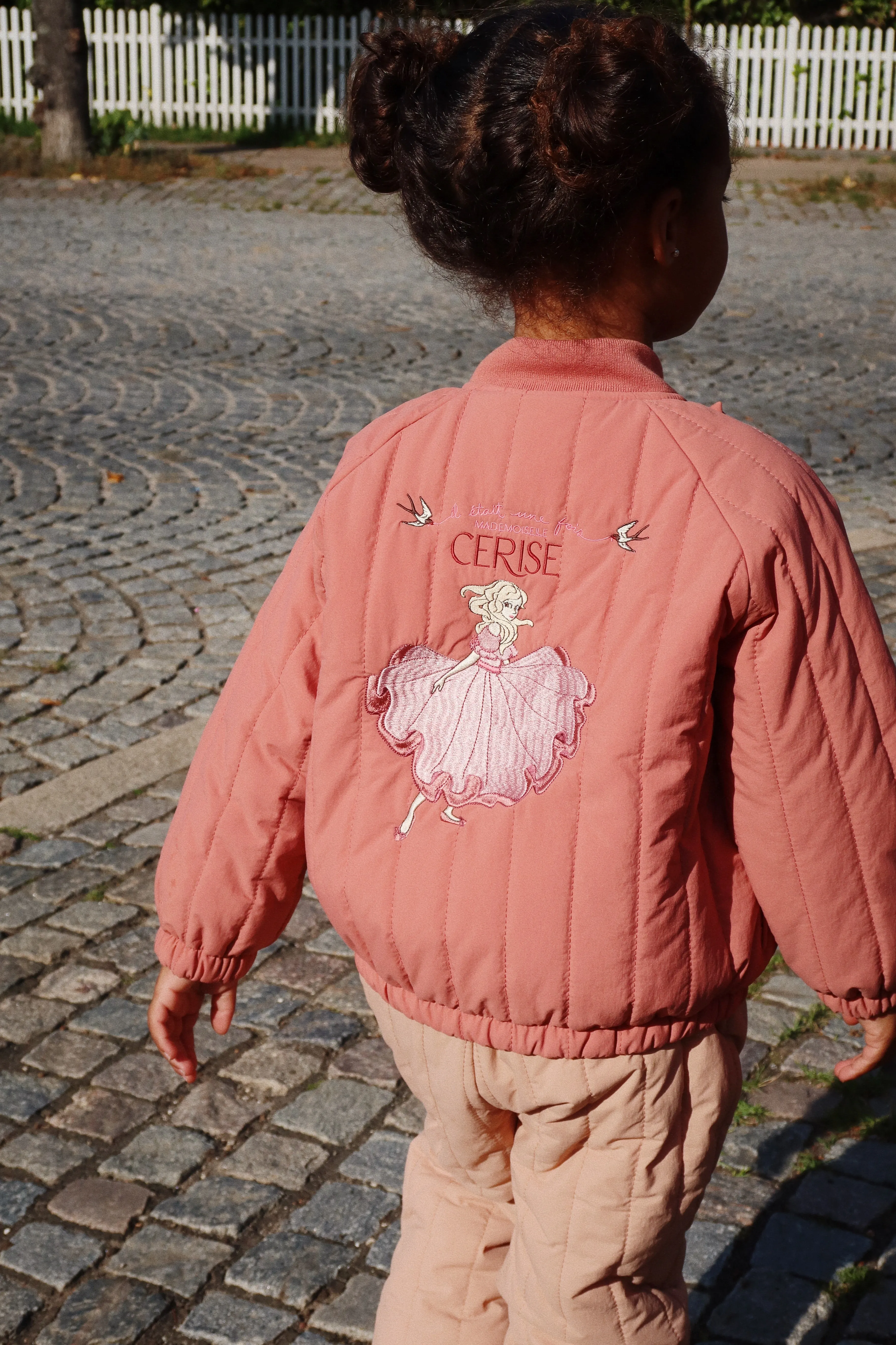 Konges Sløjd Juno Frill Bomber Jacket | Canyon Rose