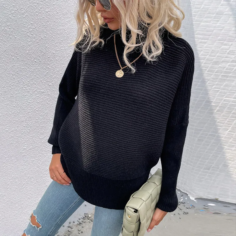 Lapel Divide Knitwear Top