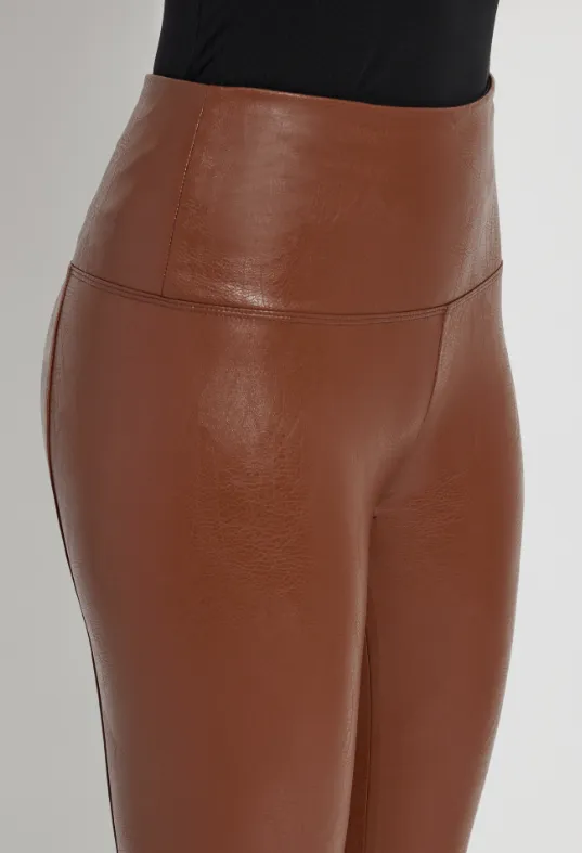 Lysse Whiskey Vegan Leather Legging