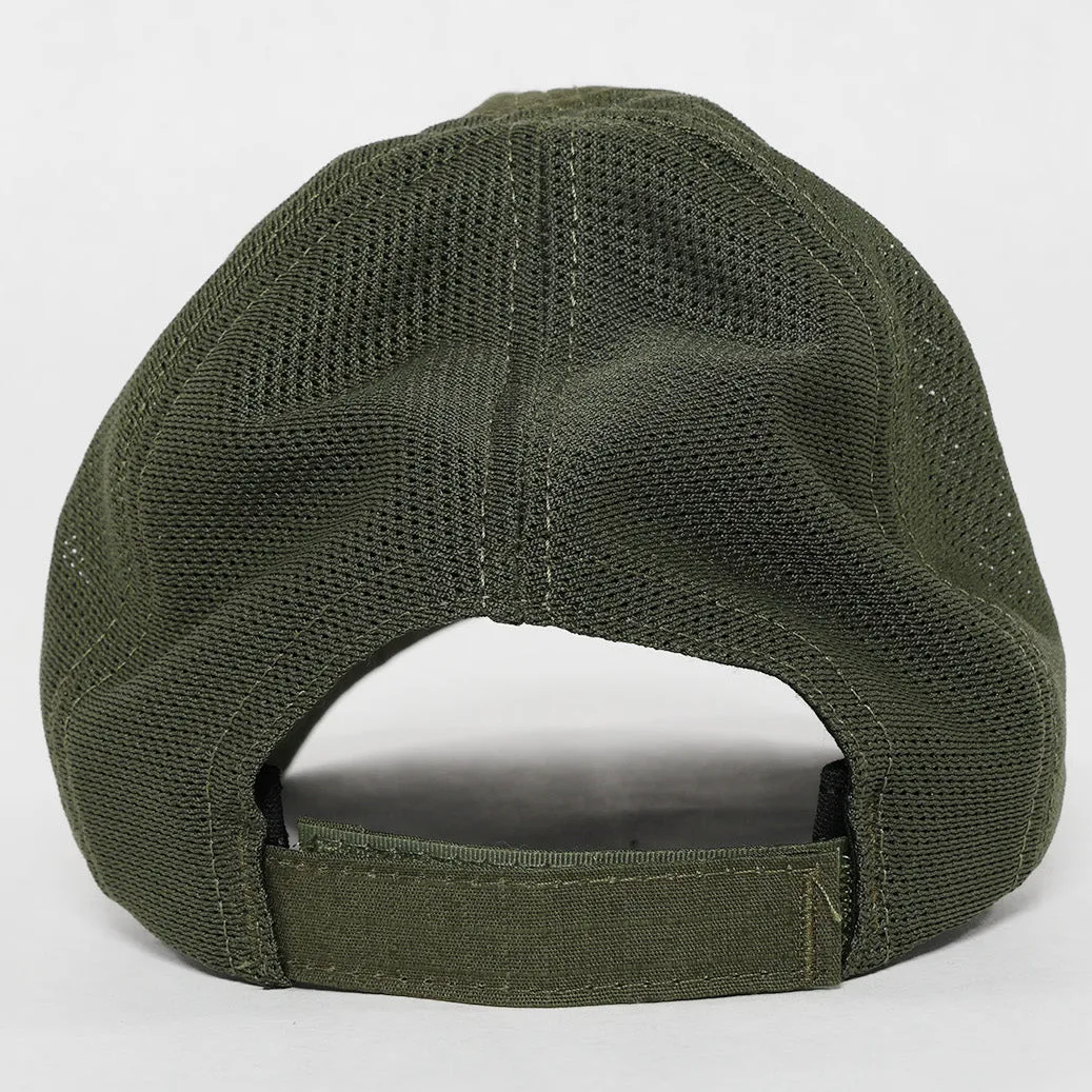 Made In USA Blank OD Green Mesh Back Range Hat