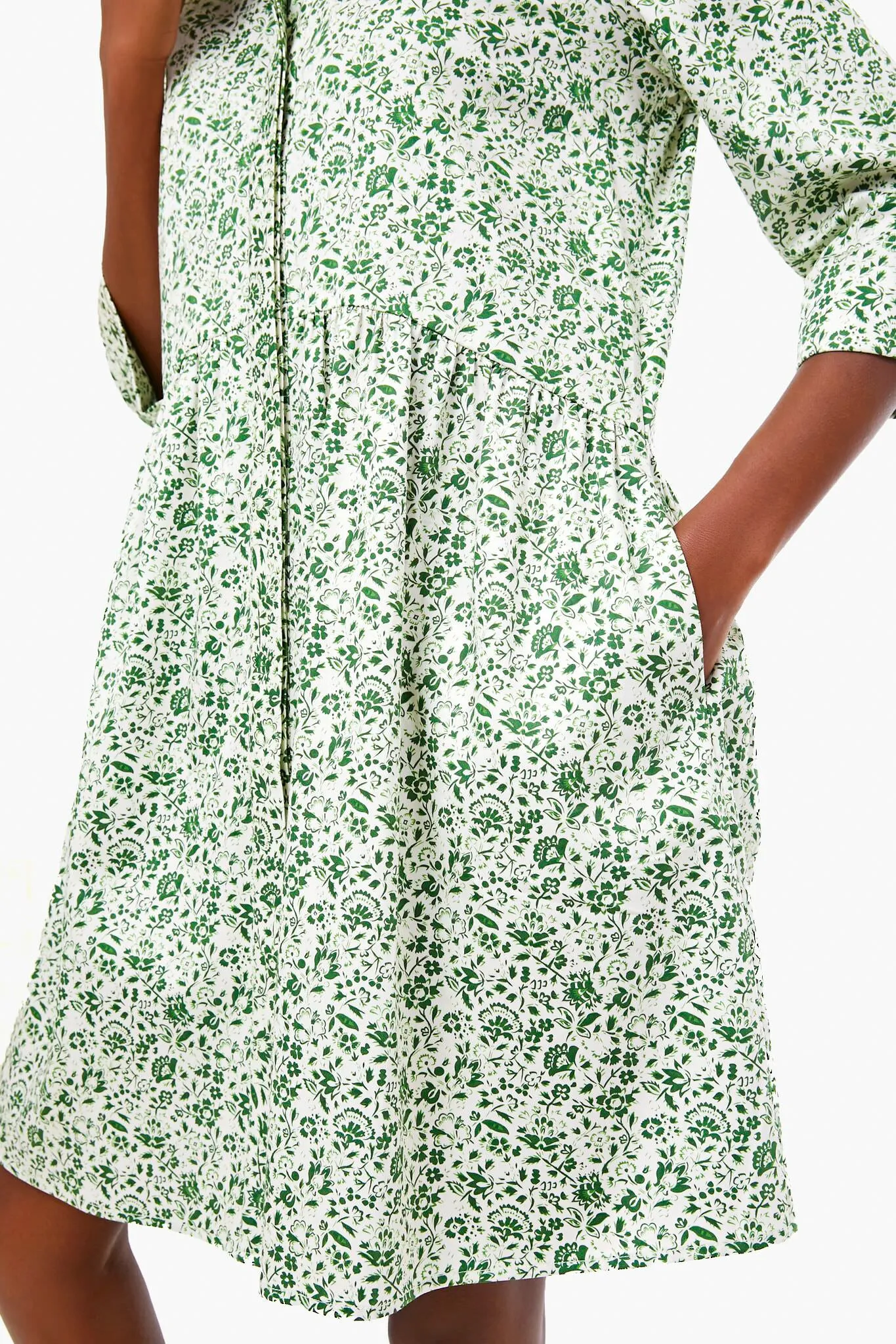 Meadow Ditsy Royal Shirt Dress