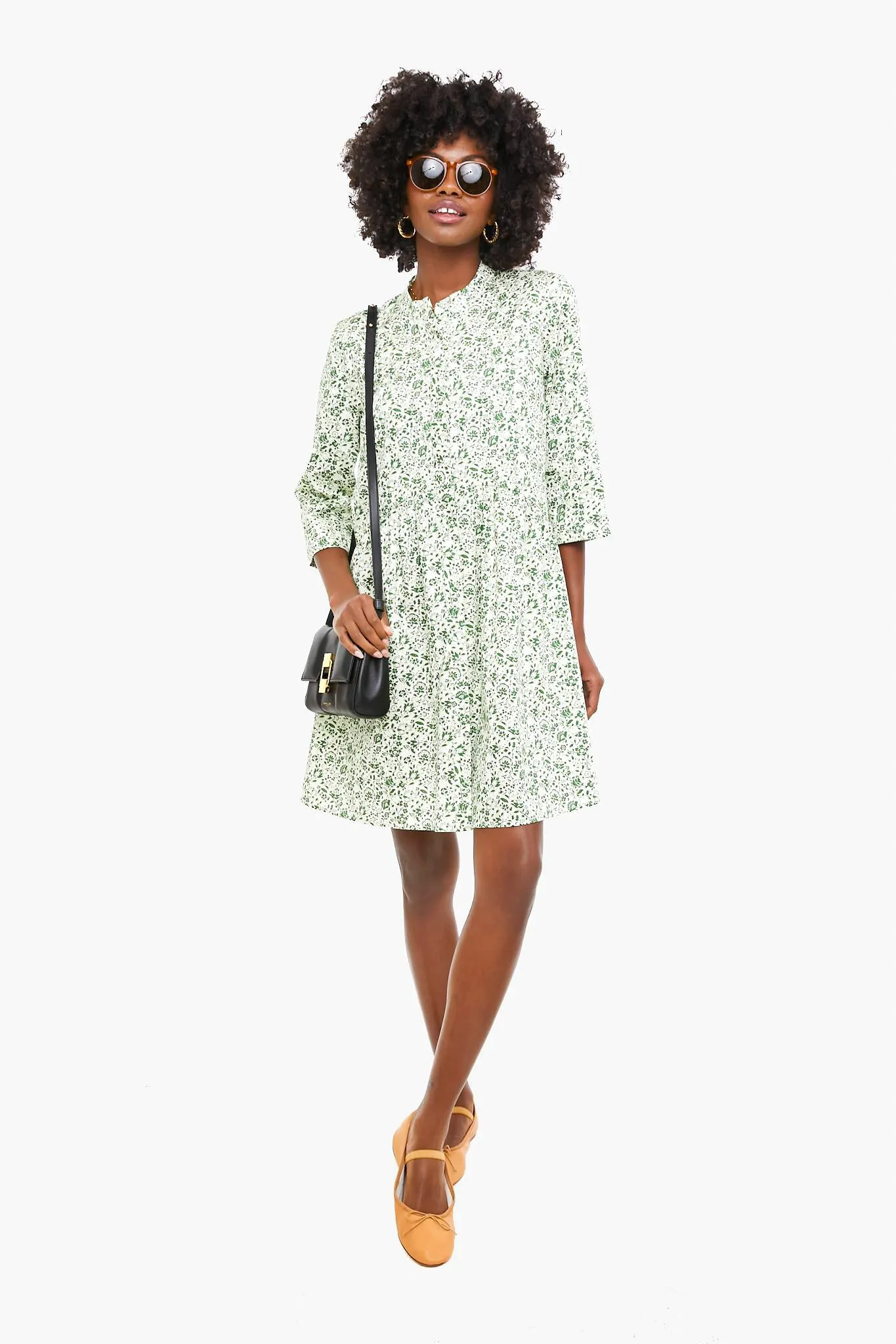 Meadow Ditsy Royal Shirt Dress