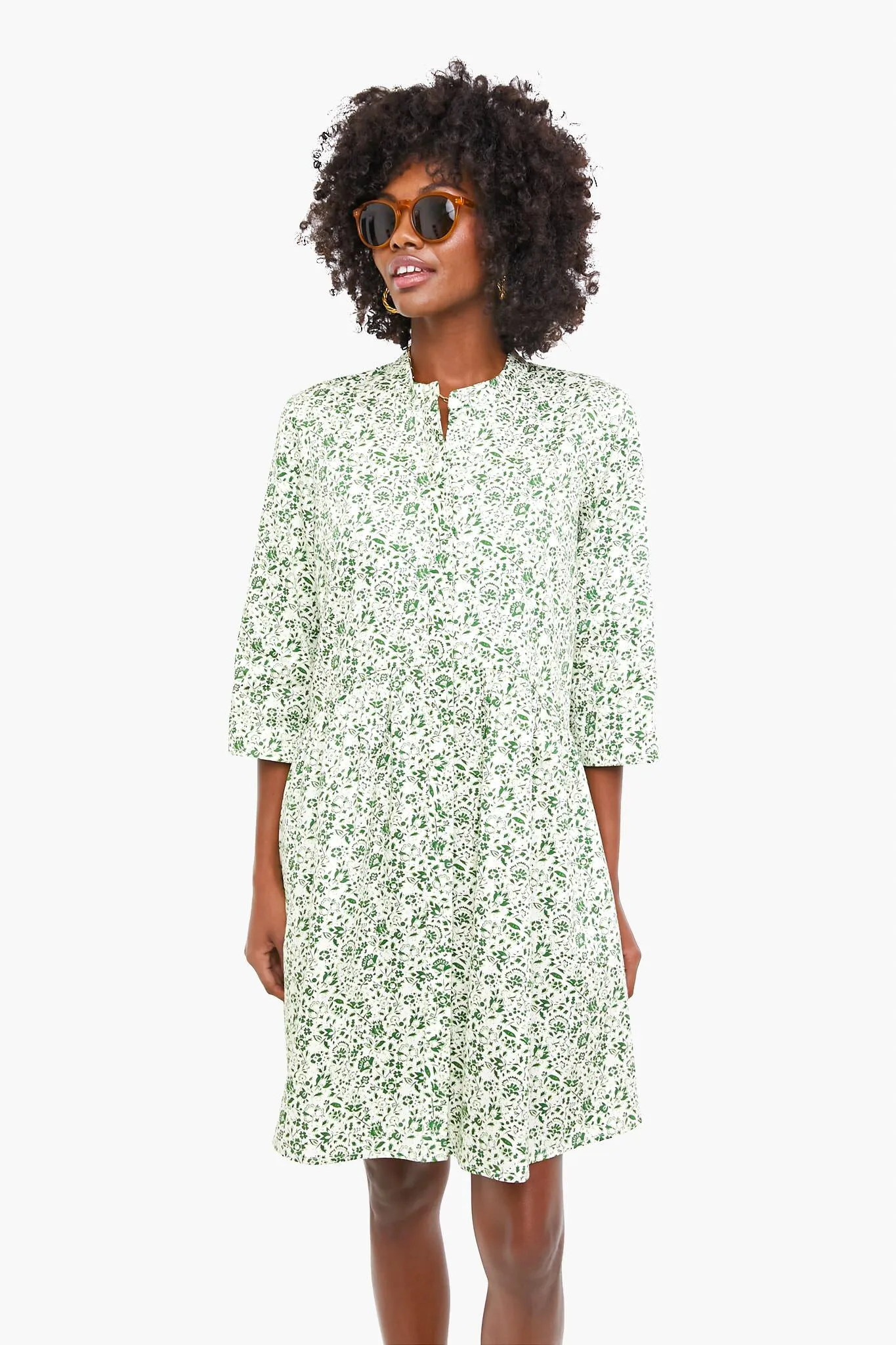 Meadow Ditsy Royal Shirt Dress