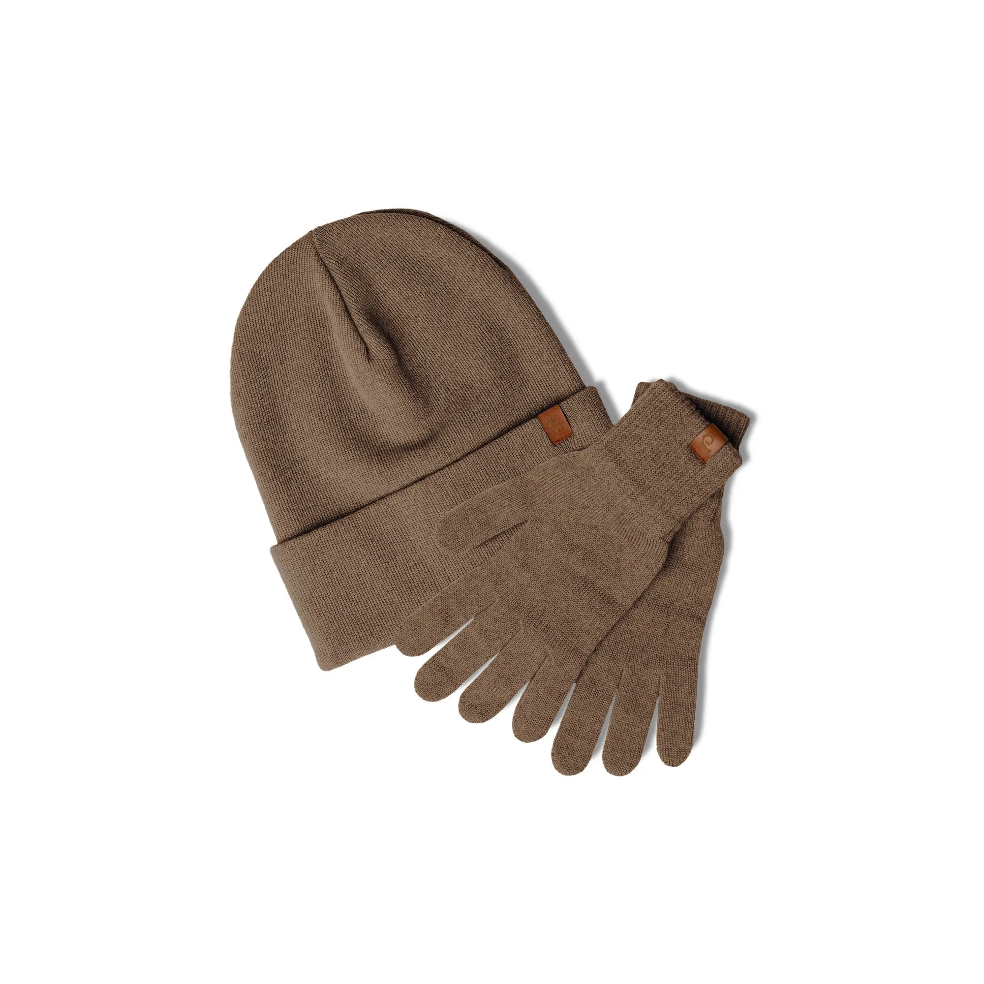 Men's Knit Beanie & Gloves 2-Piece