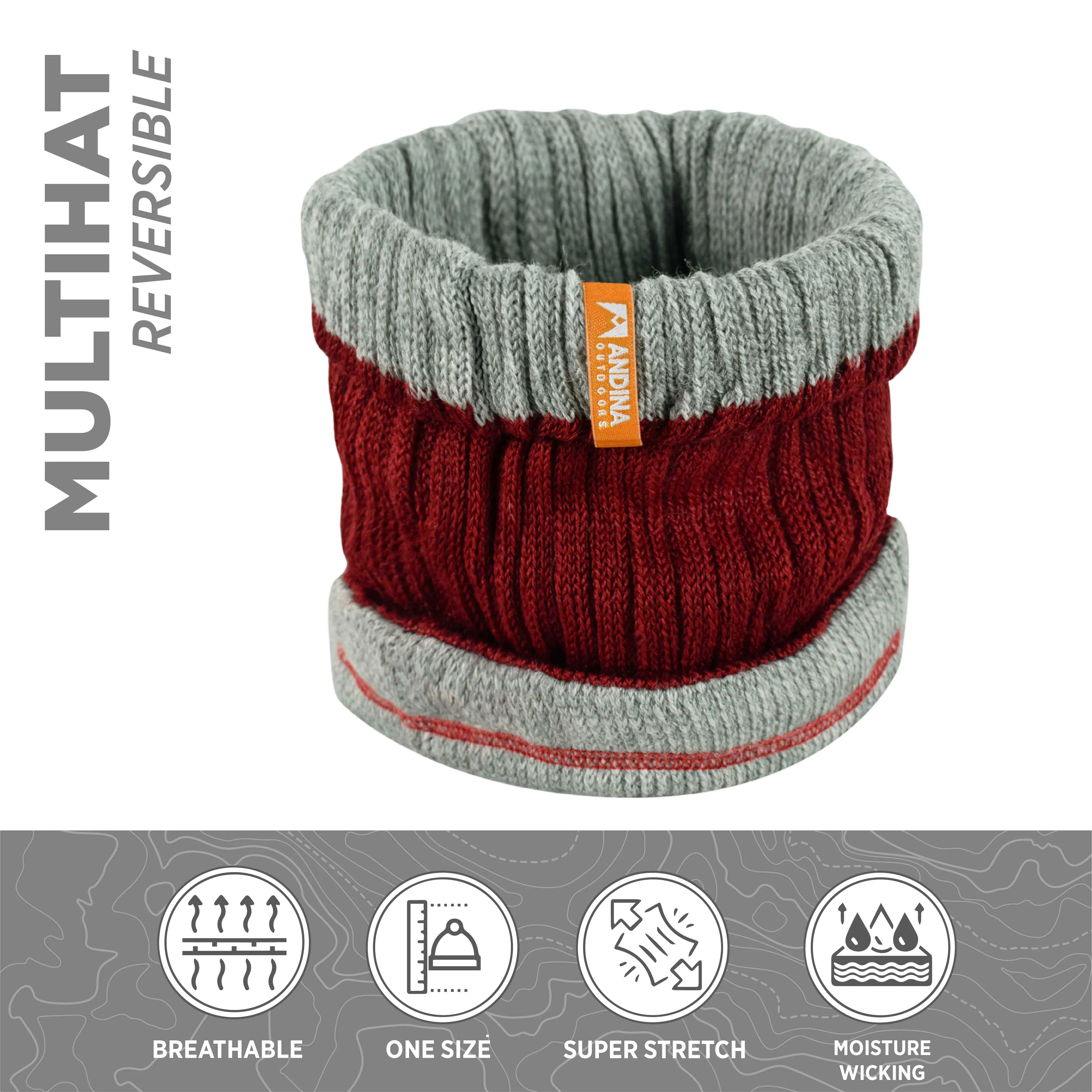 MULTI-HAT. Neckwarmer Baby Alpaca & Silk