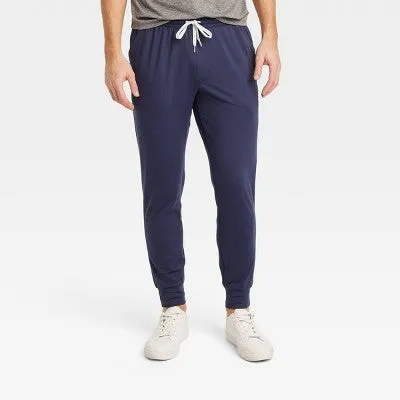 New - Men's Soft Stretch Joggers - All In Motion Starless Night Blue S