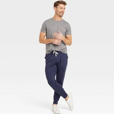 New - Men's Soft Stretch Joggers - All In Motion Starless Night Blue S