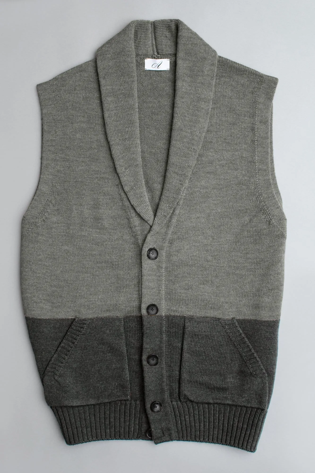 Nikki Shawl Collar Merino Sweater Vest