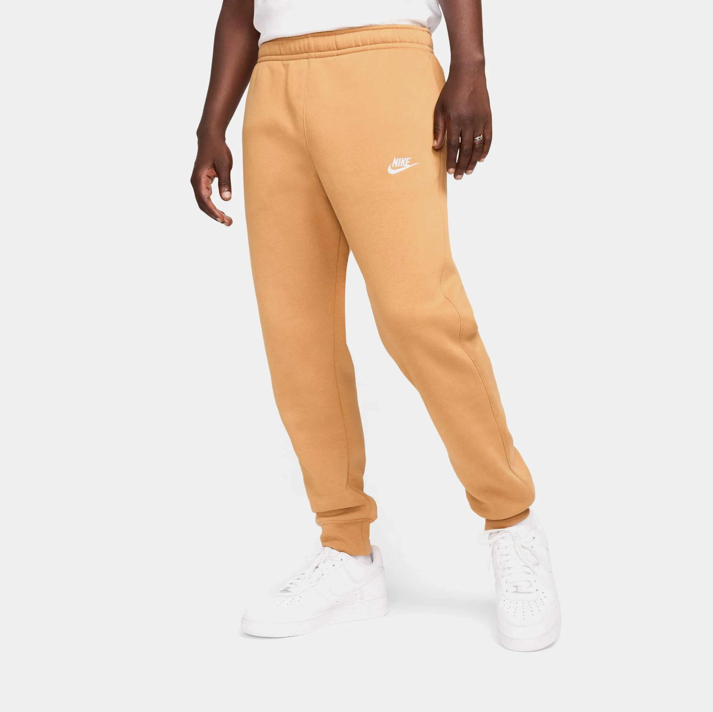 NSW Club Fleece Jogger Mens Pants (Flax/White)