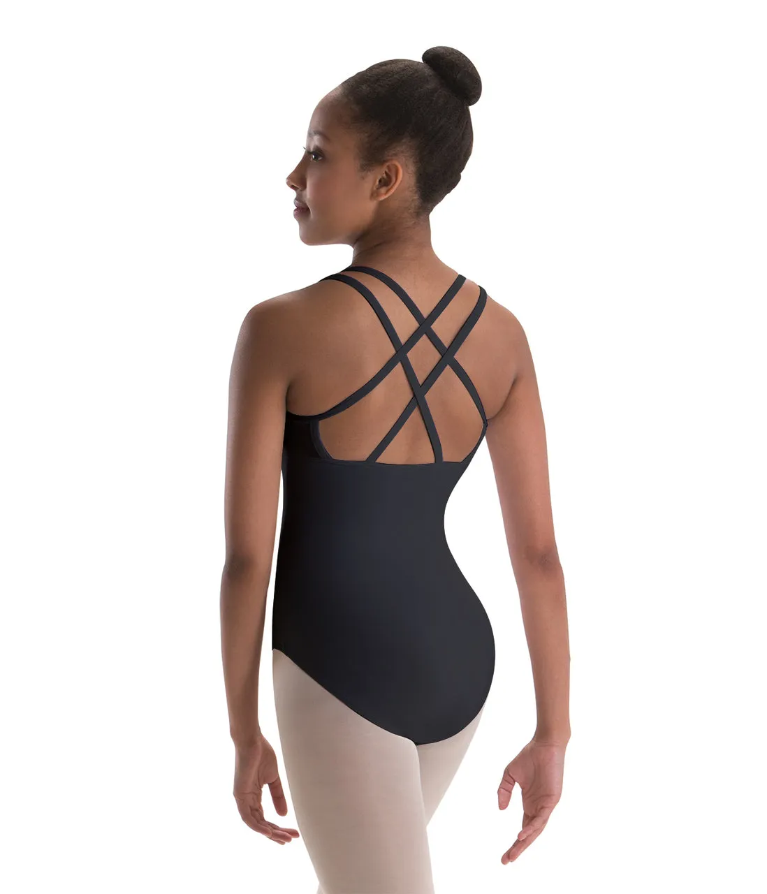 ON SALE 4-Strap Double-Cross-Back Silkskyn Camisole Leotard