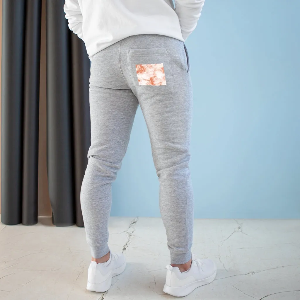 Orange Clouds Premium Fleece Joggers