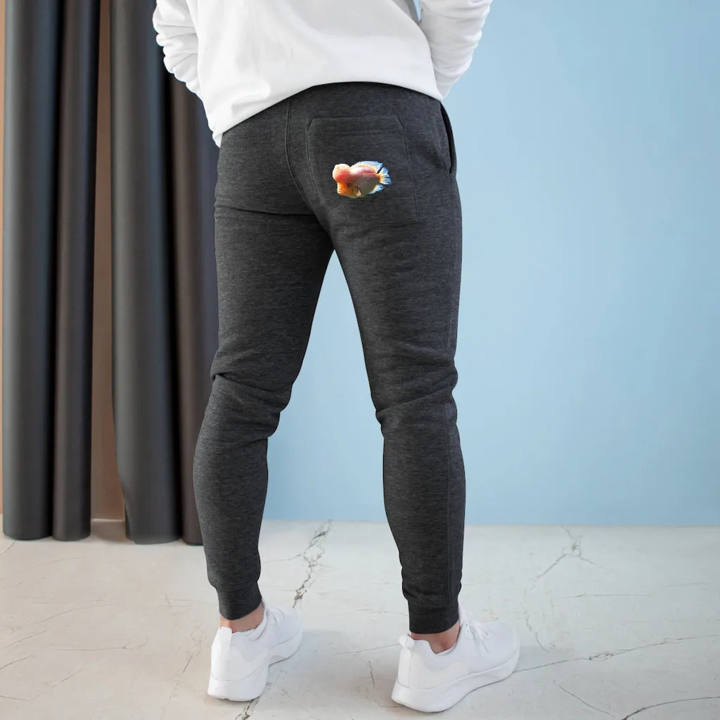 Orange Fish Premium Fleece Joggers