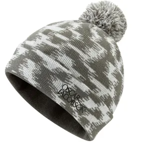 Oscar Jacobson Miller Knitted Bobble Hat - Light Grey/Pewter