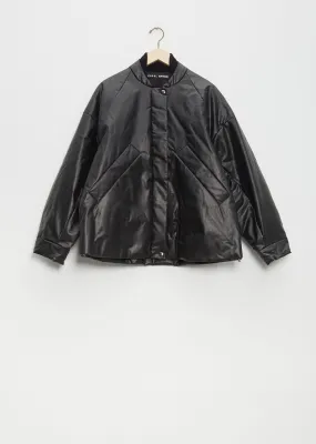 Oversized Padded Bomber Oil