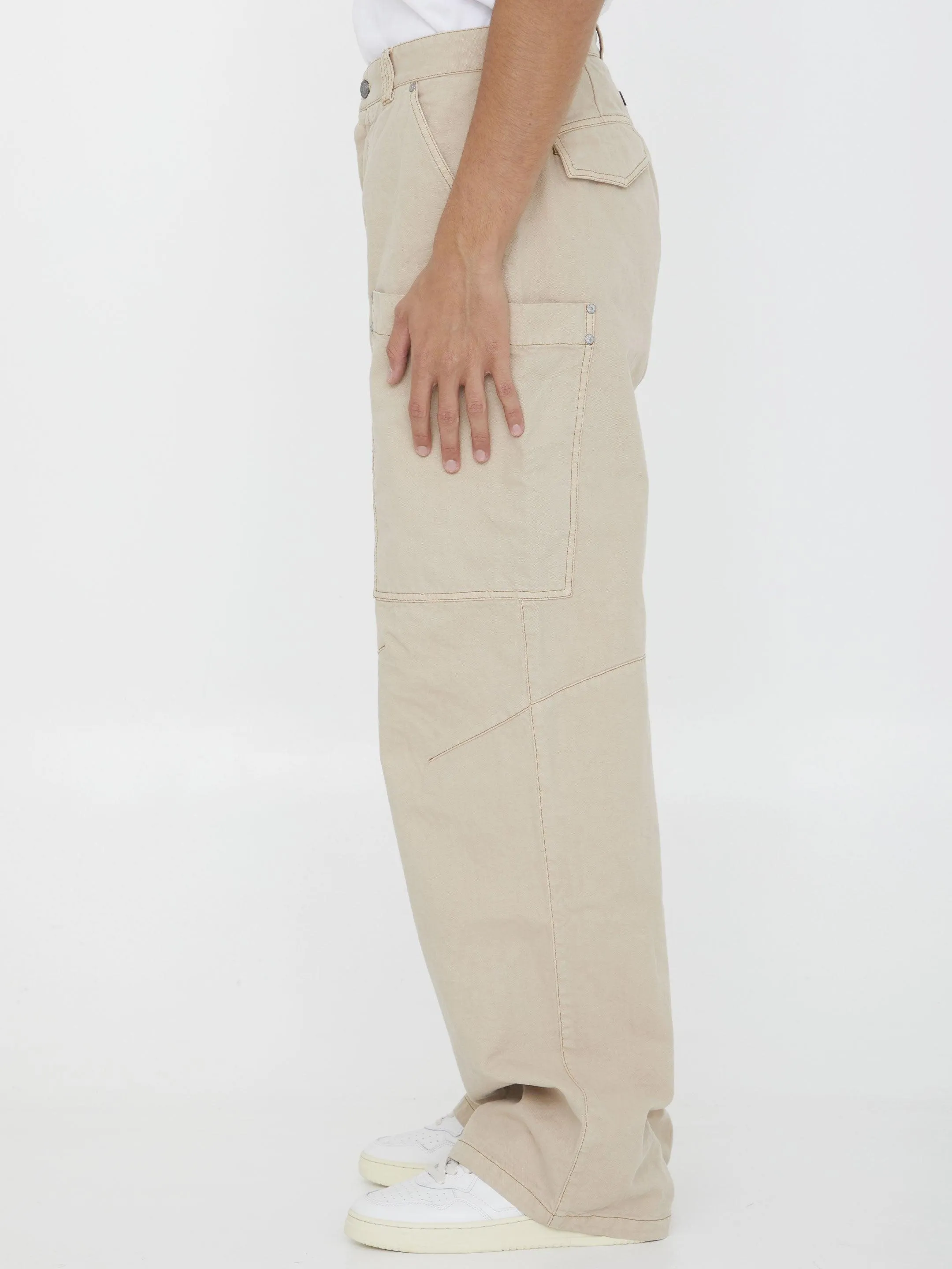 Palm Angels Slim Cargo Pants