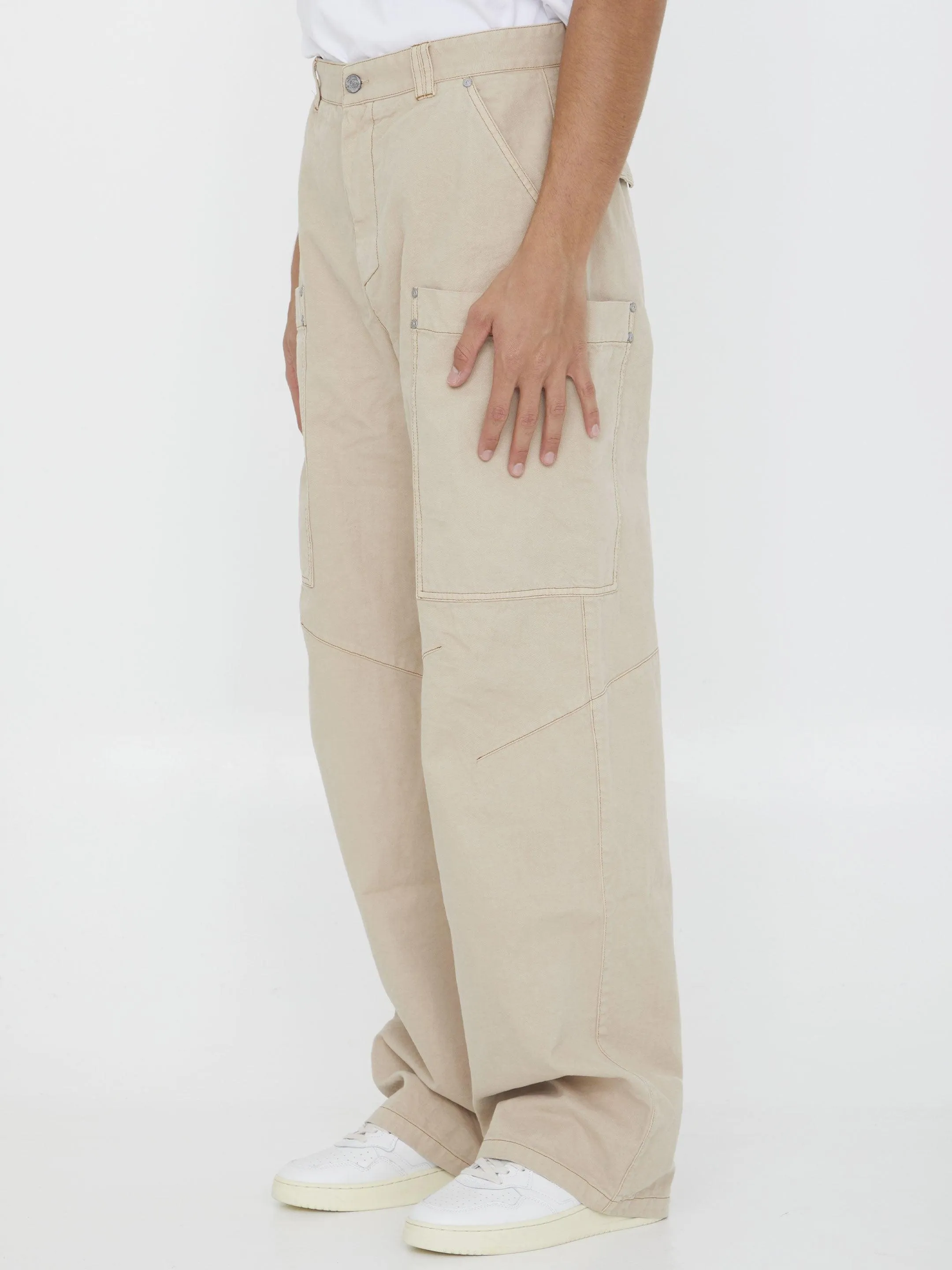 Palm Angels Slim Cargo Pants