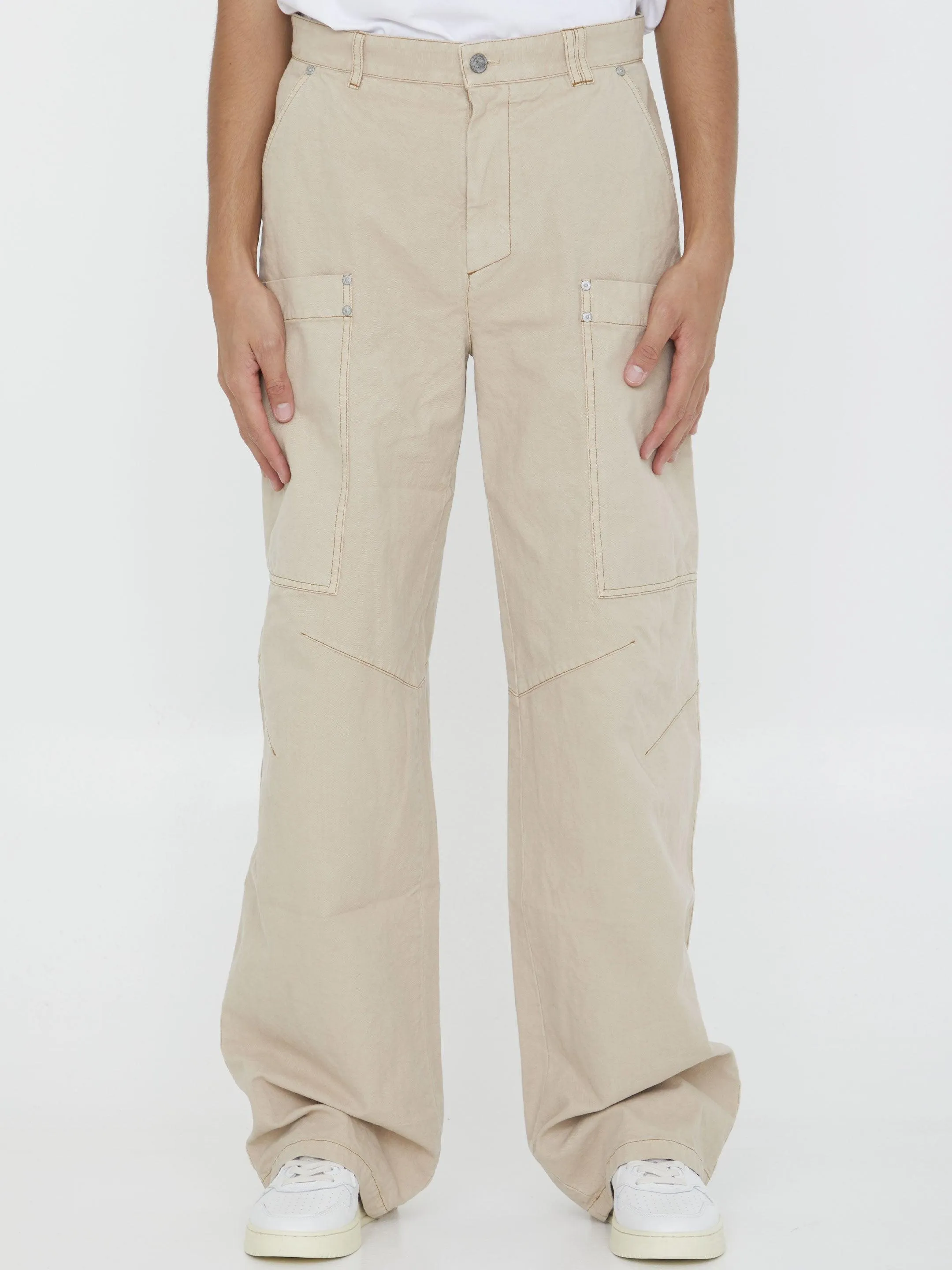 Palm Angels Slim Cargo Pants